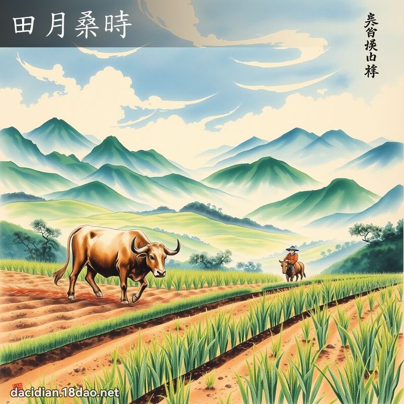 田月桑時 配图