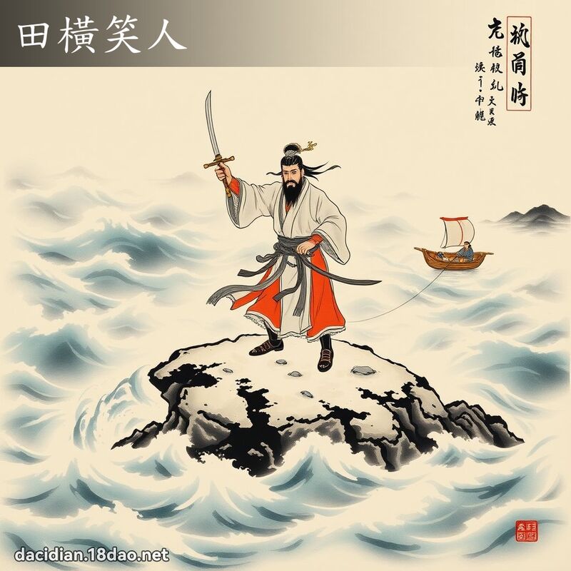 田橫笑人 配图