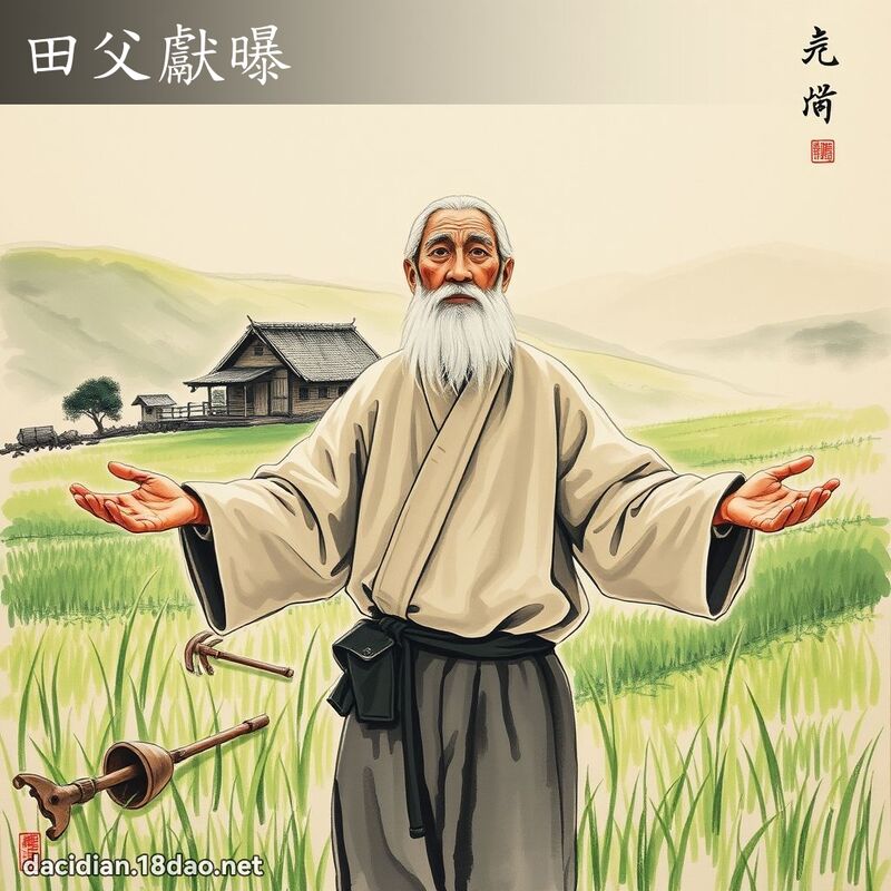 田父獻曝 配图