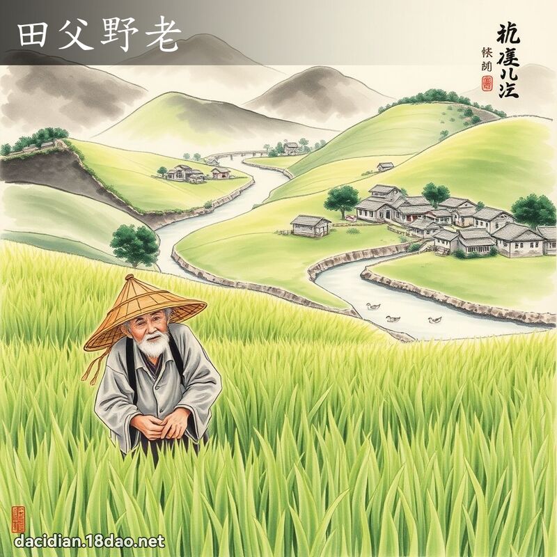 田父野老 配图