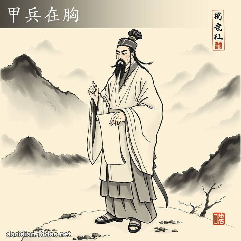 甲兵在胸 配图