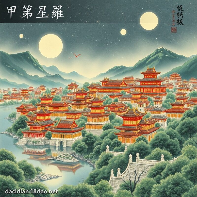 甲第星羅 配图