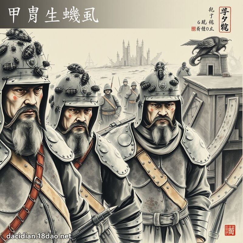 甲胄生蟣虱 配图