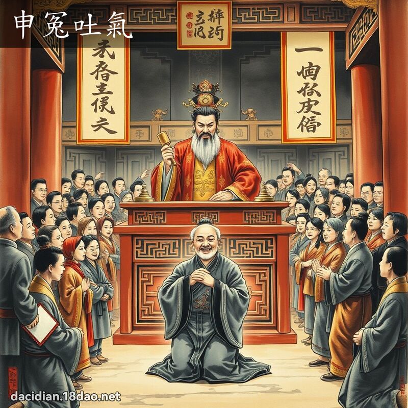 申冤吐氣 配图