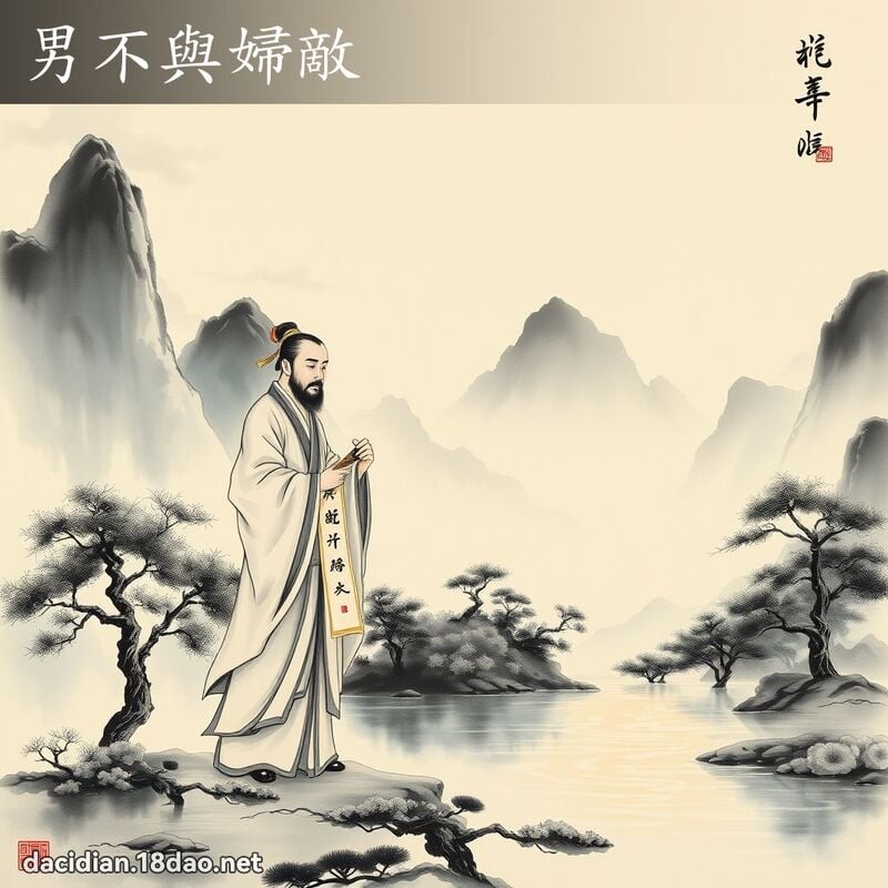男不與婦敵 配图