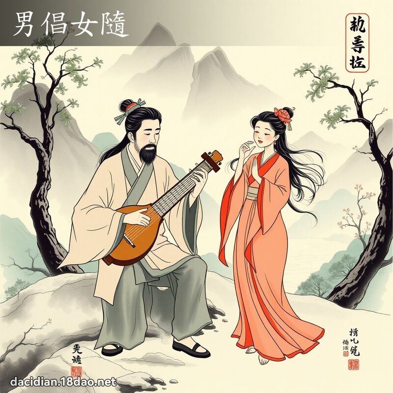 男倡女隨 配图