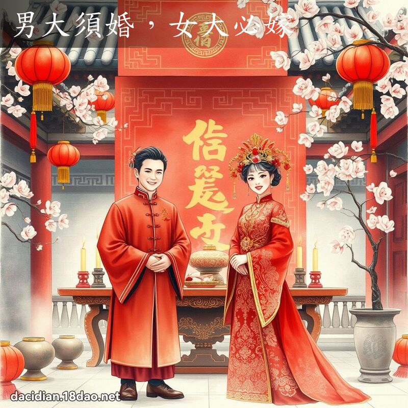 男大須婚,女大必嫁 配图
