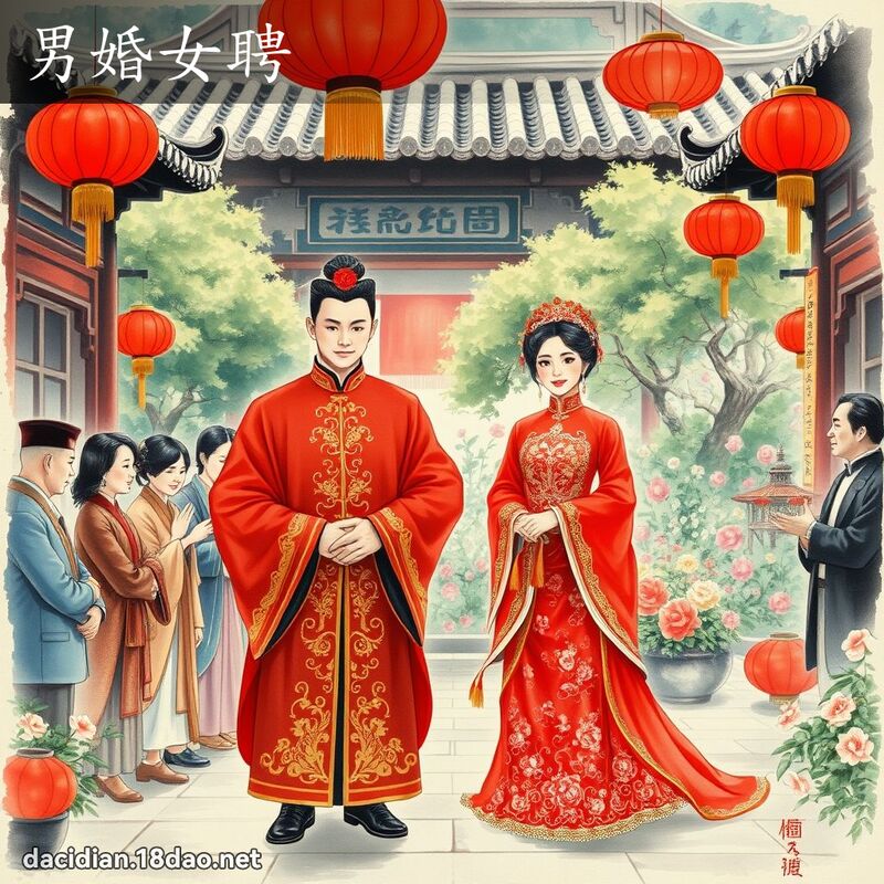 男婚女聘 配图