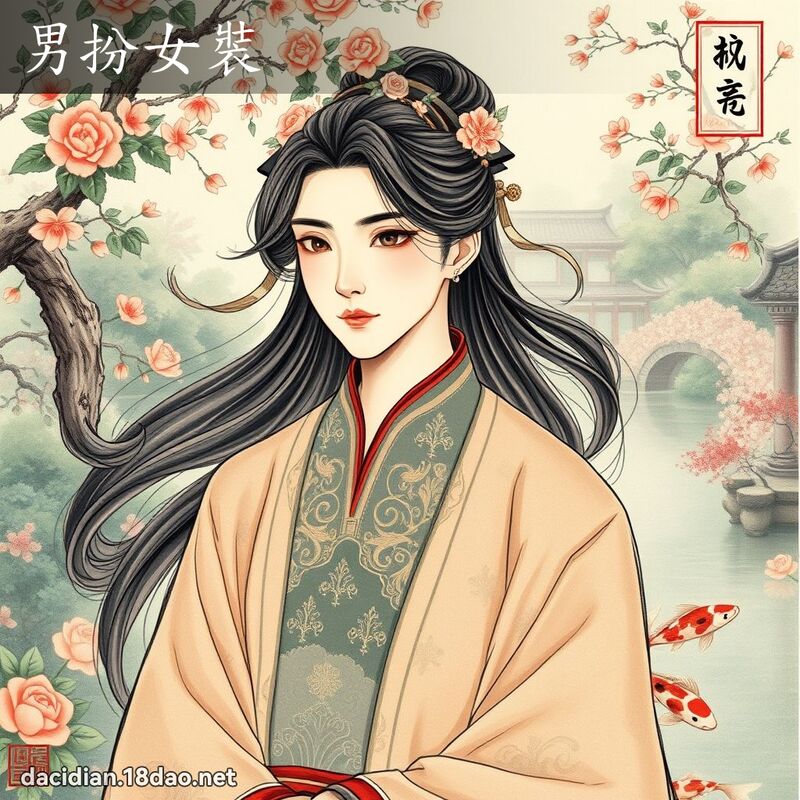 男扮女裝 配图