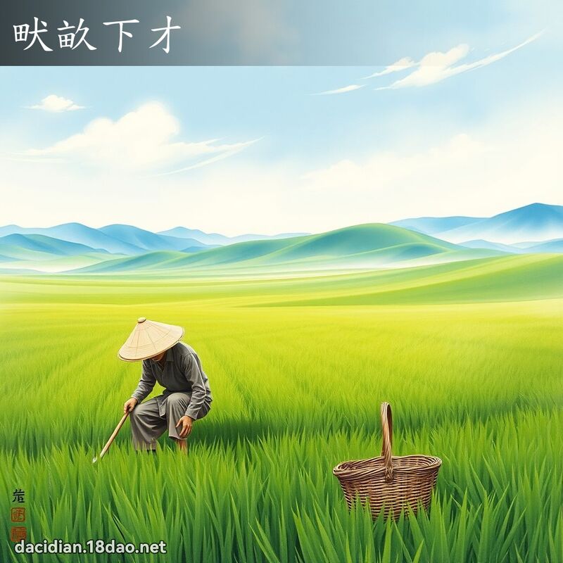 畎畝下才 配图