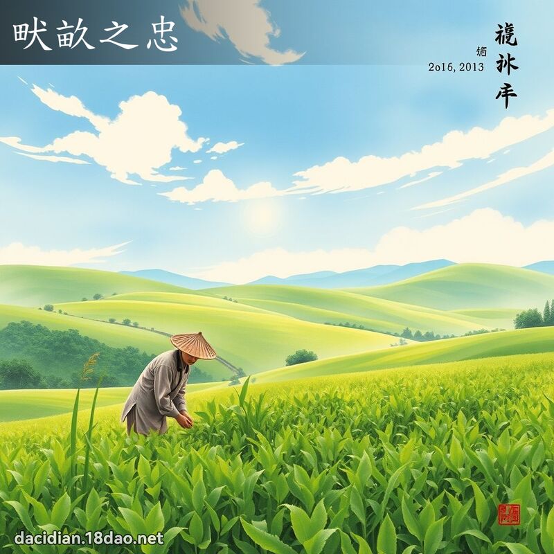 畎畝之忠 配图
