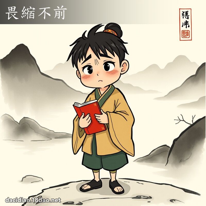 畏縮不前 配图
