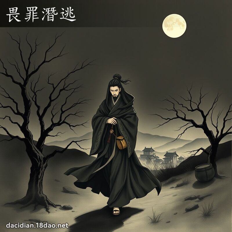 畏罪潛逃 配图