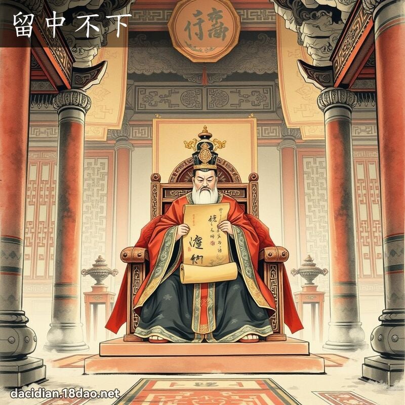 留中不下 配图