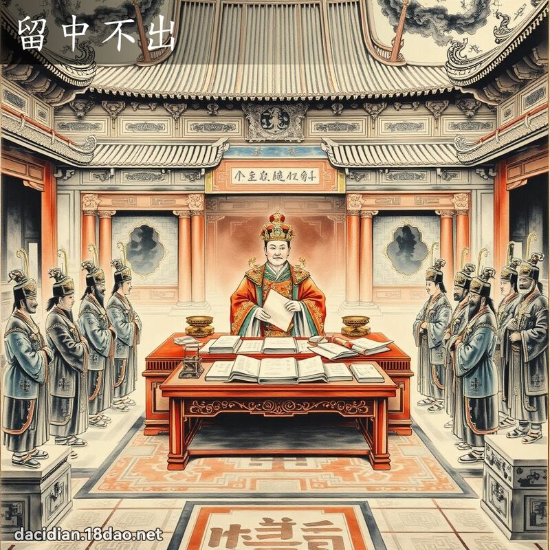 留中不出 配图