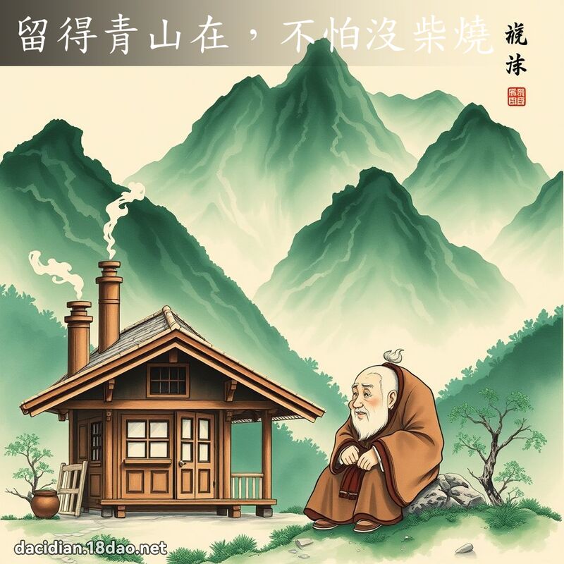 留得青山在,不怕沒柴燒 配图