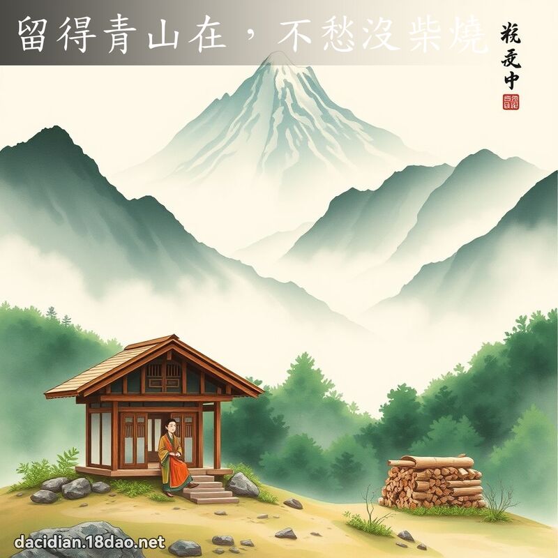 留得青山在,不愁沒柴燒 配图