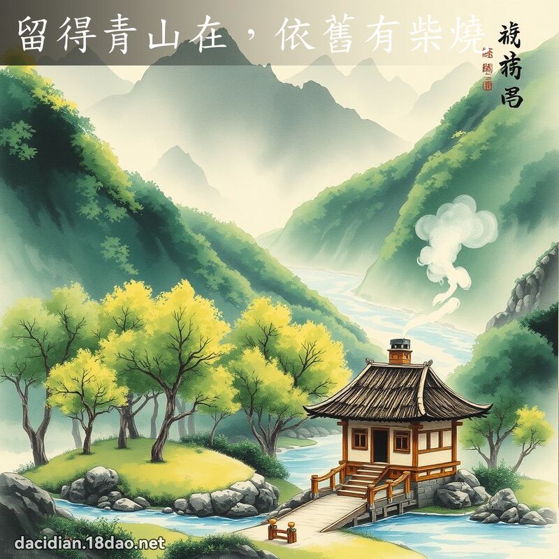 留得青山在,依舊有柴燒 配图