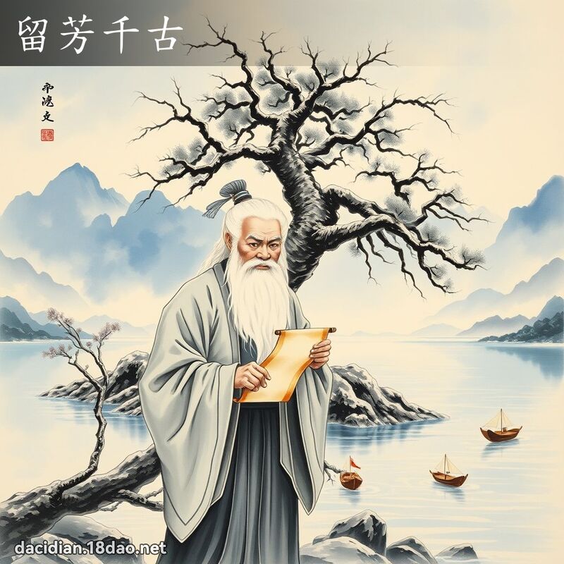 留芳千古 配图