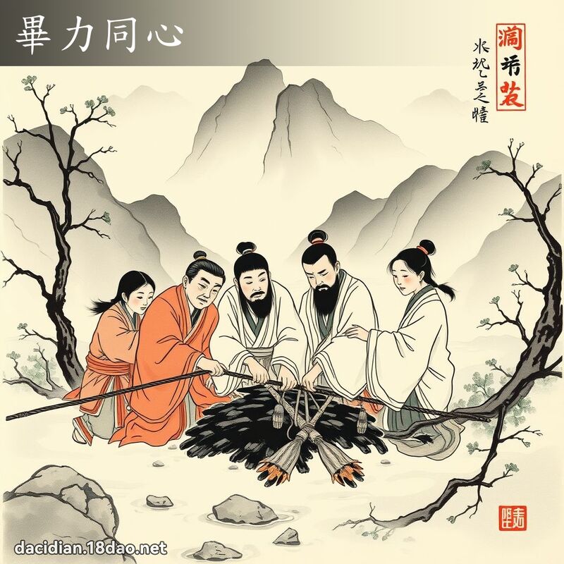 畢力同心 配图