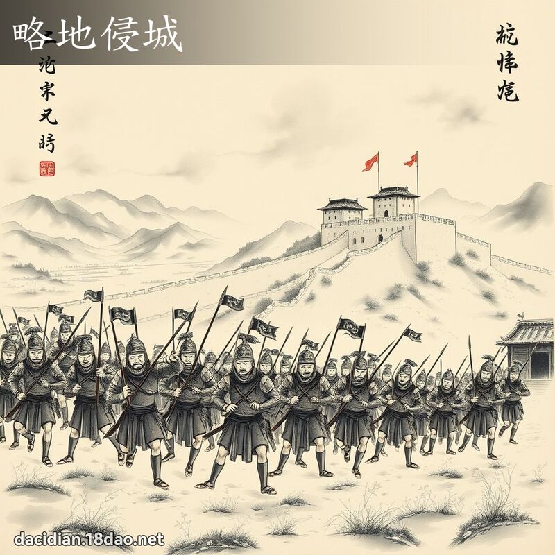 略地侵城 配图