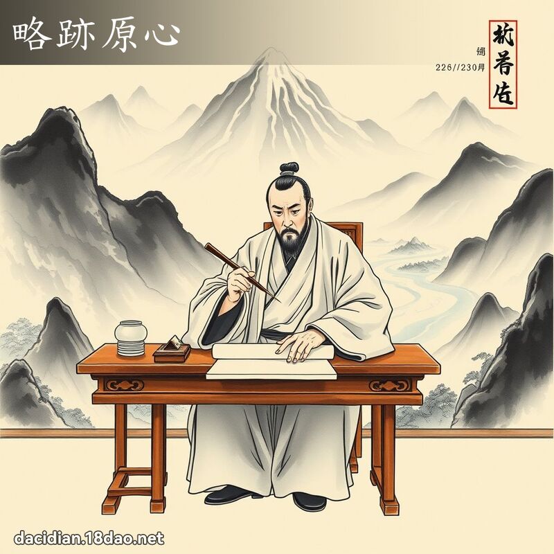 略跡原心 配图