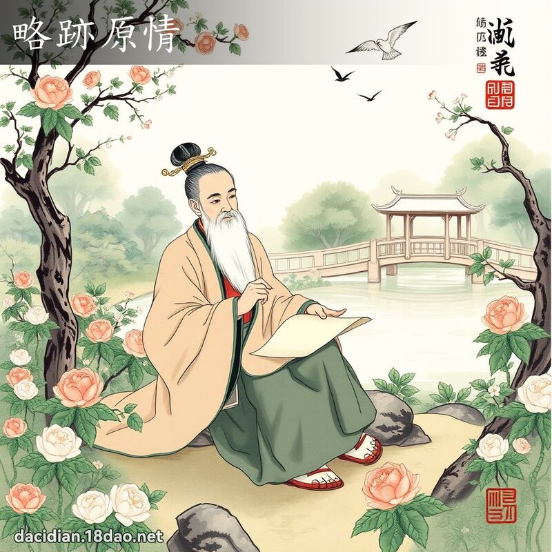 略跡原情 配图