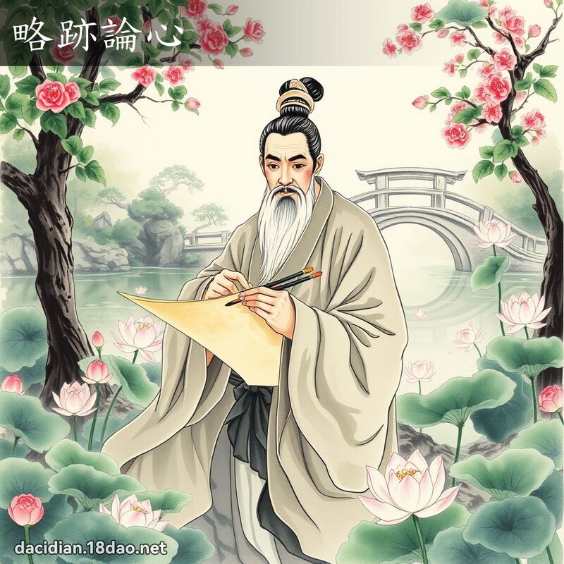 略跡論心 配图
