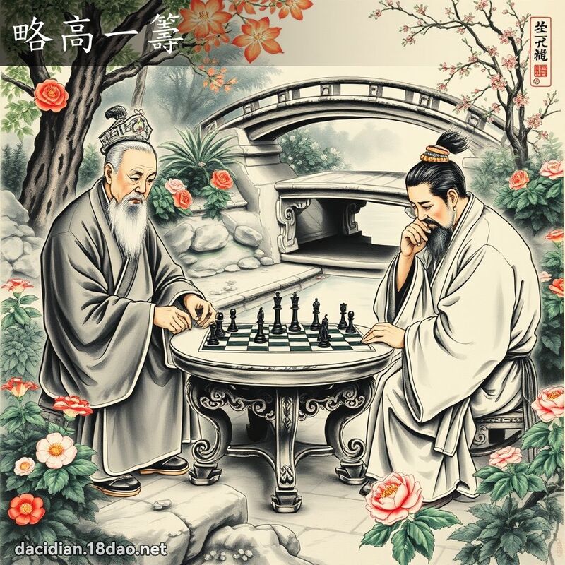 略高一籌 配图