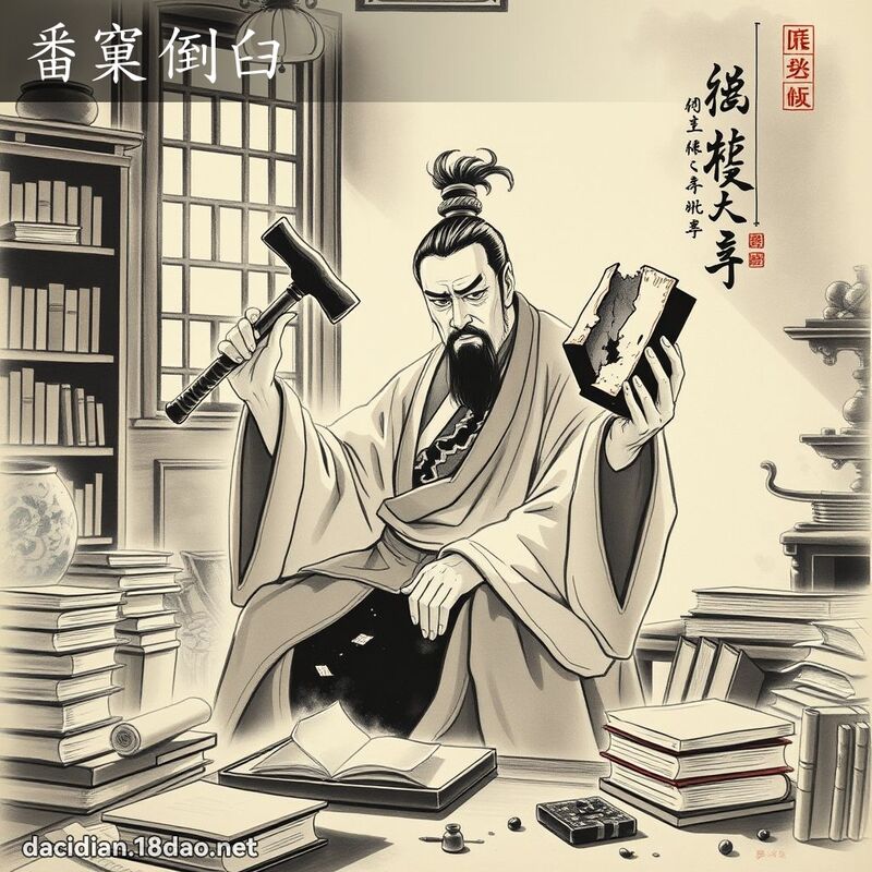 番窠倒臼 配图