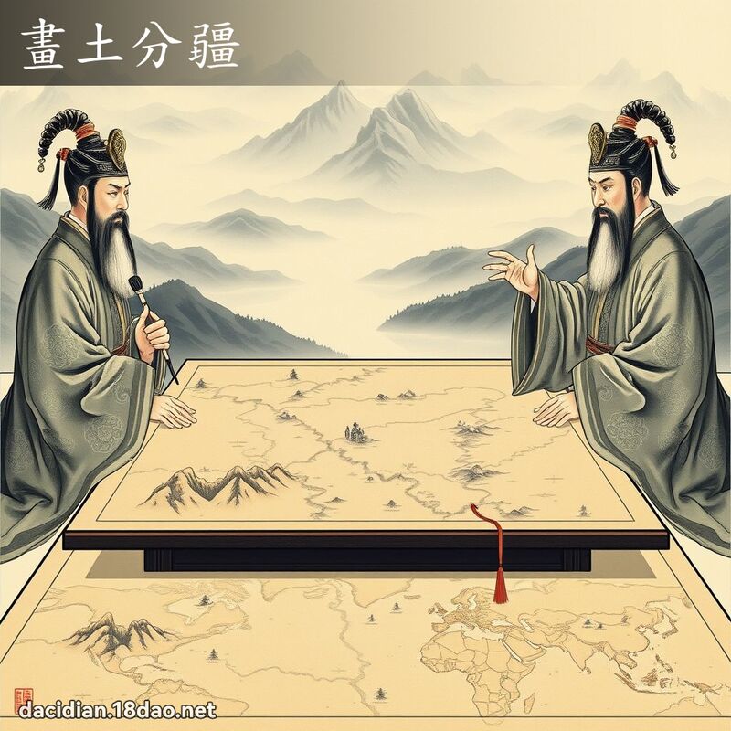 畫土分疆 配图