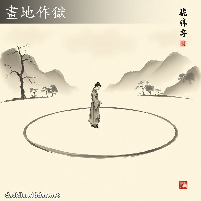 畫地作獄 配图