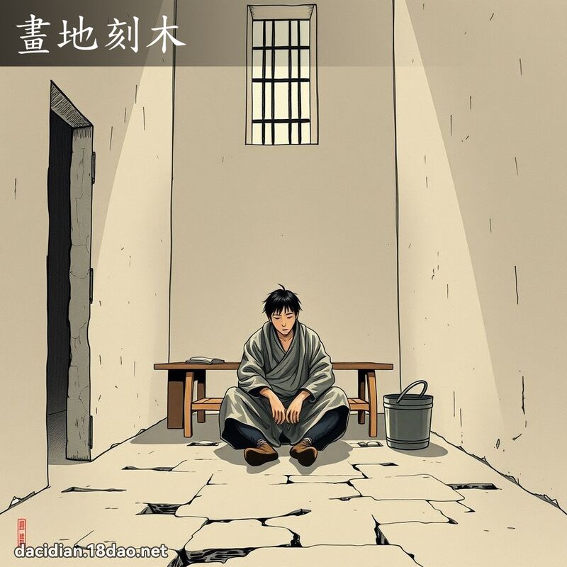 畫地刻木 配图