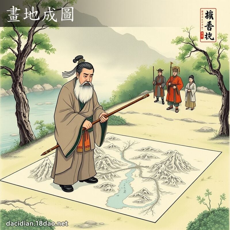 畫地成圖 配图