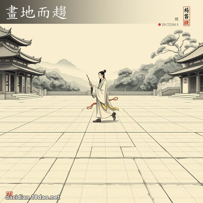 畫地而趨 配图