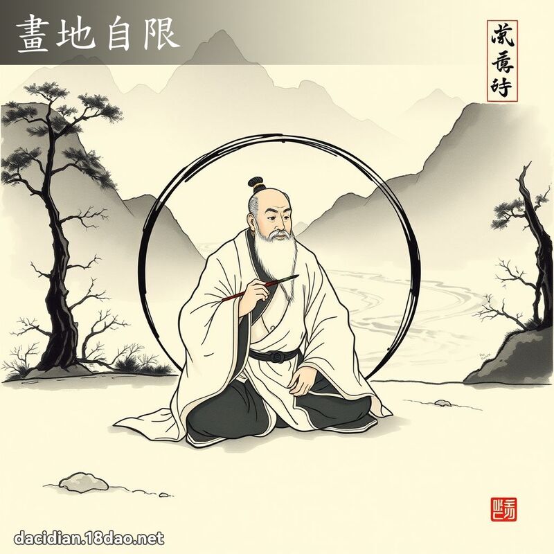 畫地自限 配图