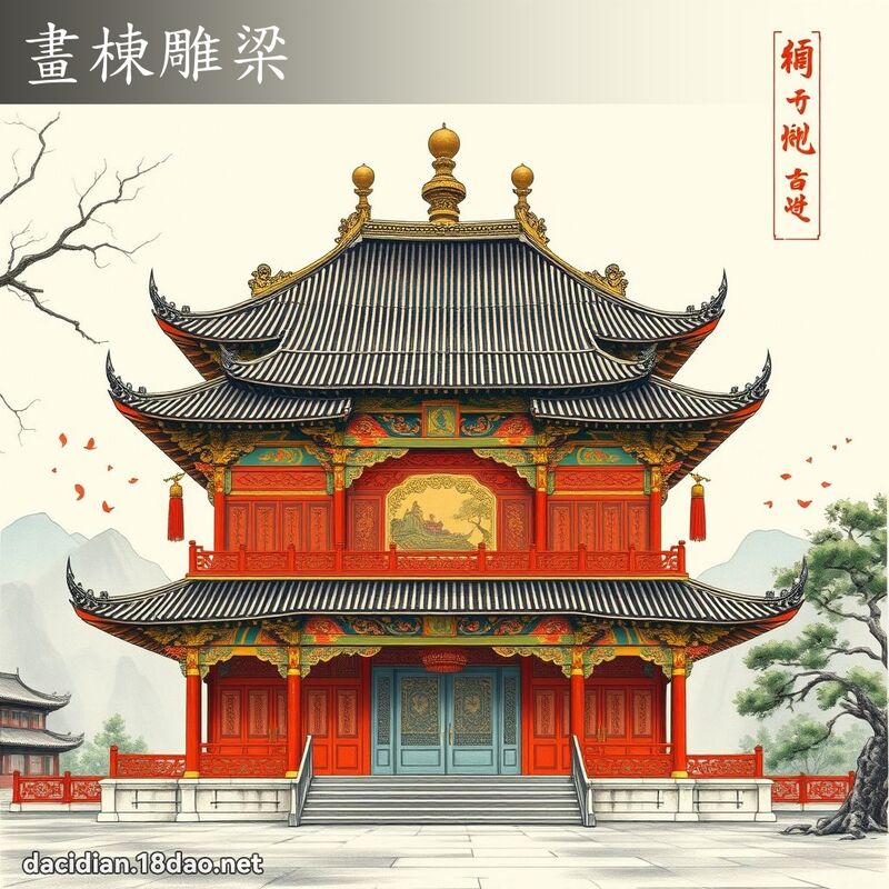 畫棟雕梁 配图