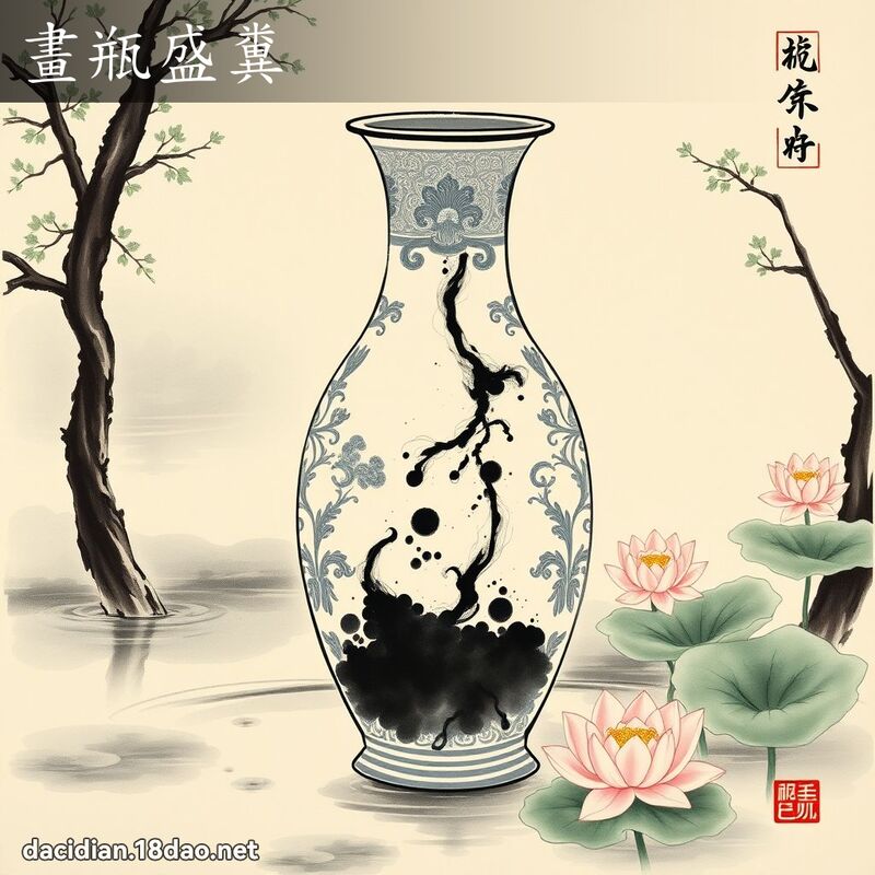 畫瓶盛糞 配图