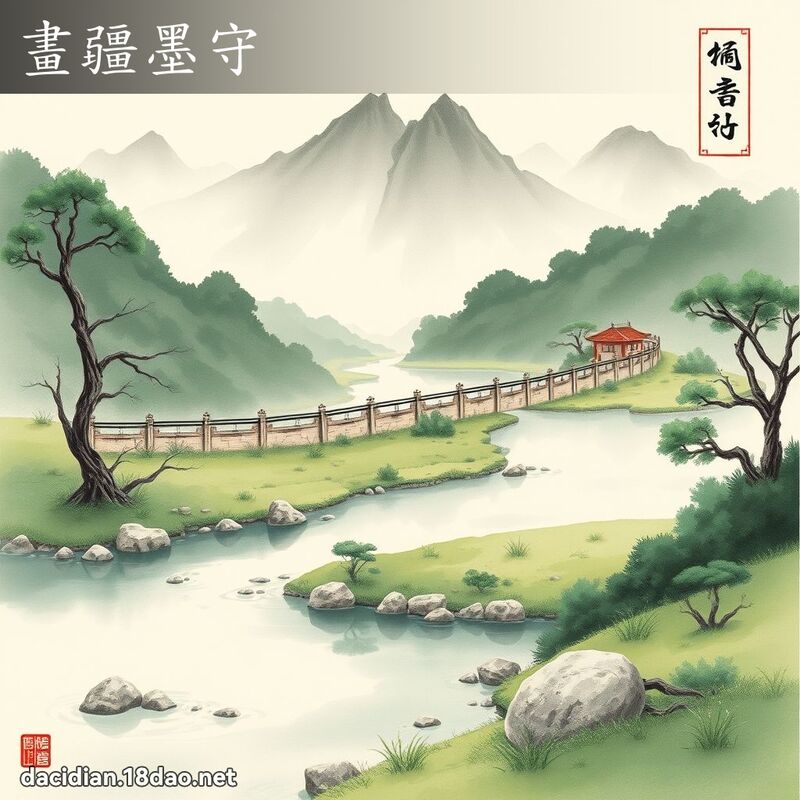 畫疆墨守 配图
