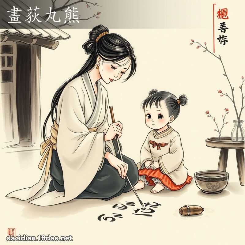 畫荻丸熊 配图