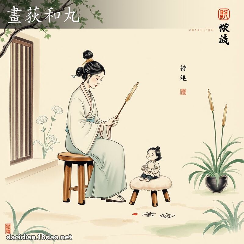 畫荻和丸 配图