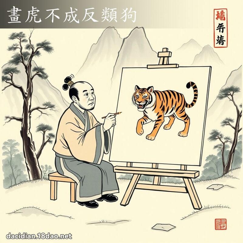 畫虎不成反類狗 配图