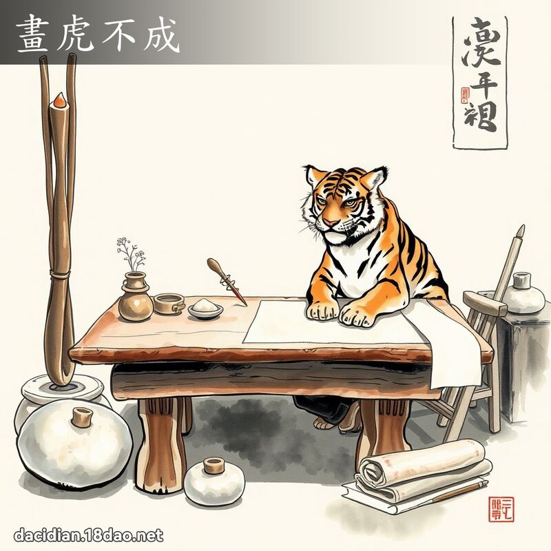 畫虎不成 配图