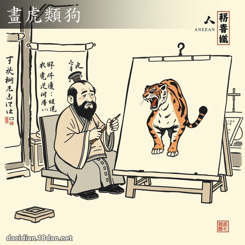 畫虎類狗 配图