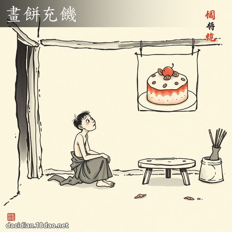 画饼充饥 配图