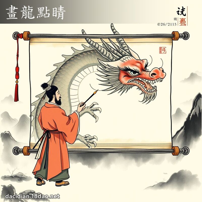 画龙点睛 配图