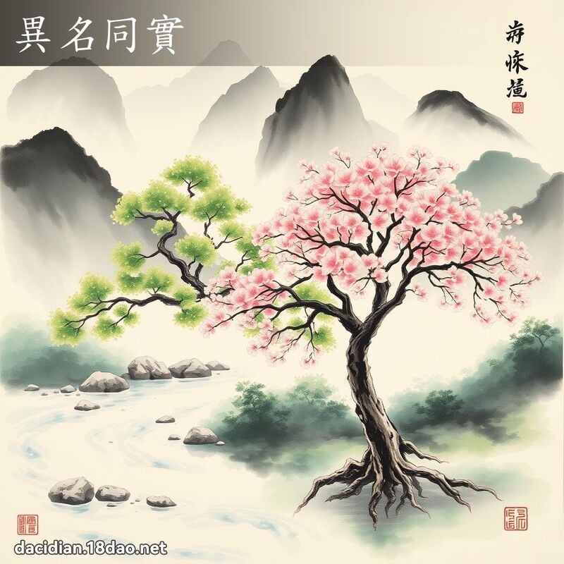 异名同实 配图