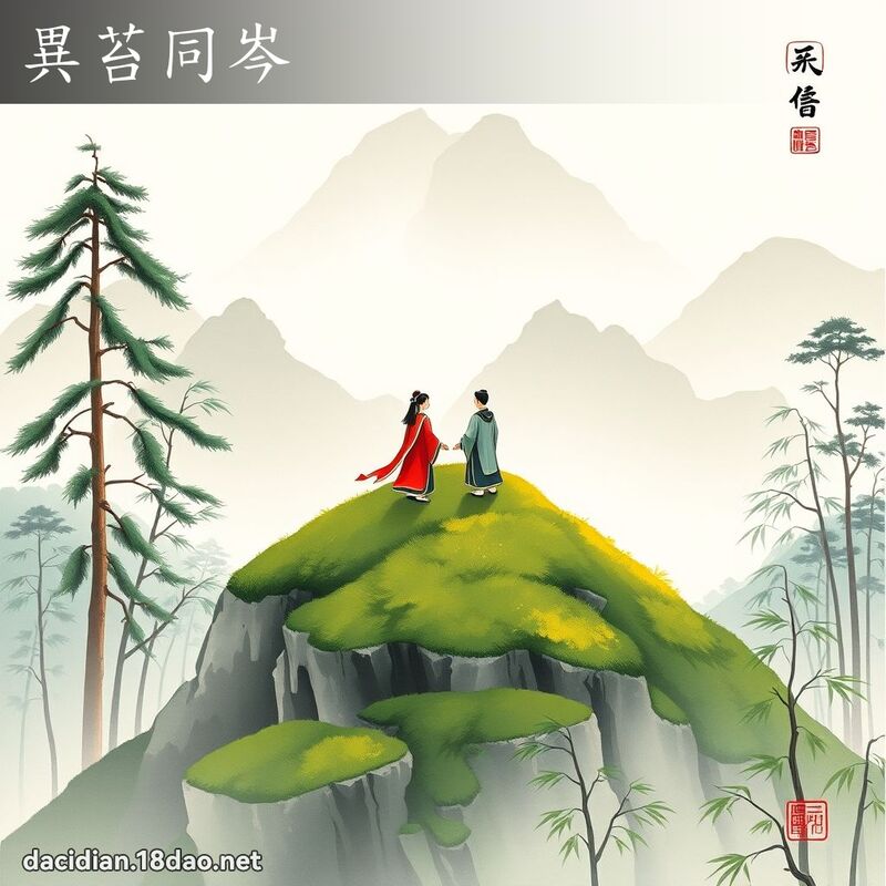 异苔同岑 配图