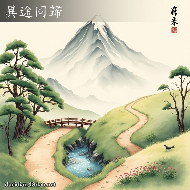 异途同归 配图