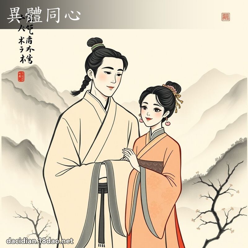 异体同心 配图
